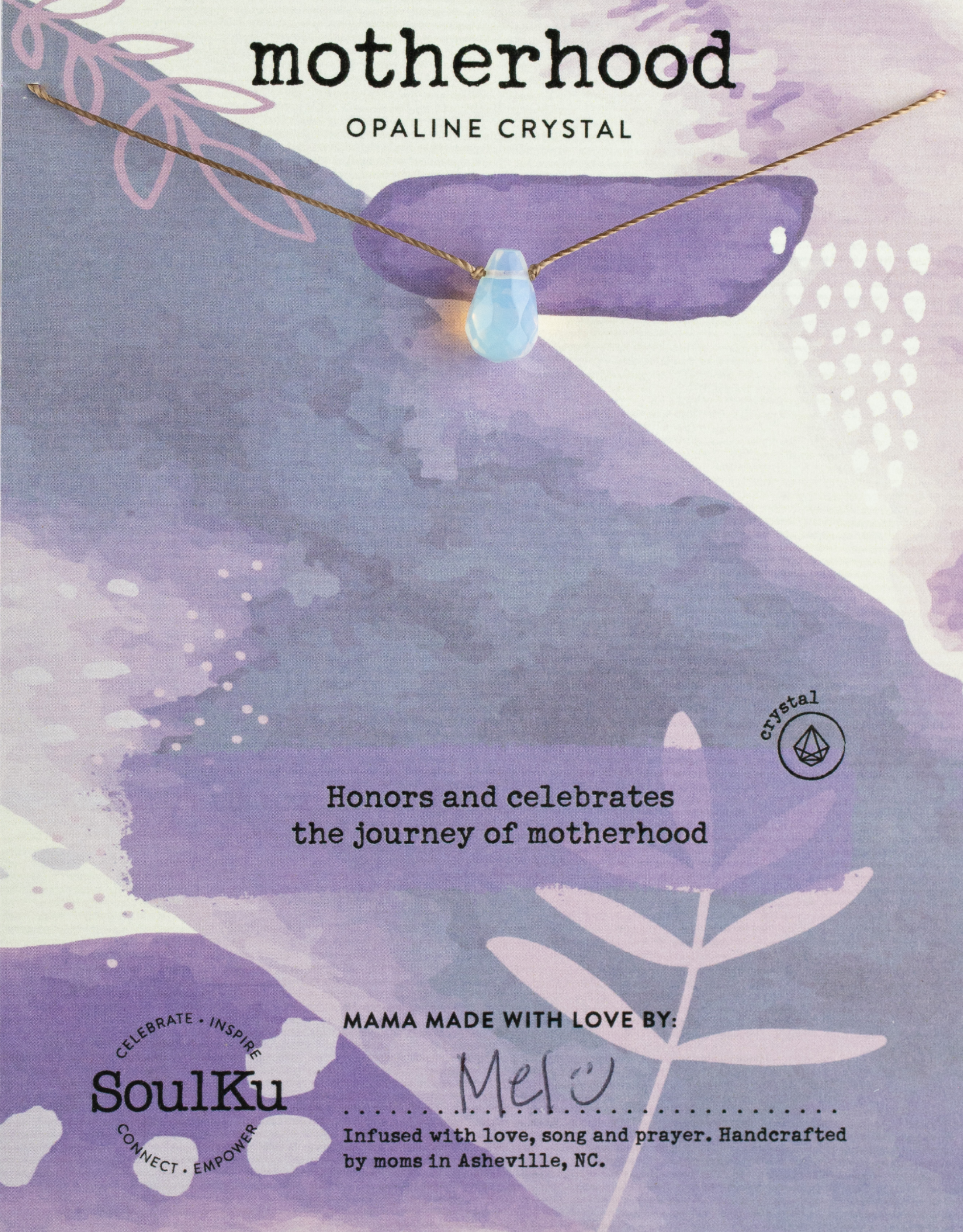 Opaline Crystal Soul Shine Necklace — Motherhood