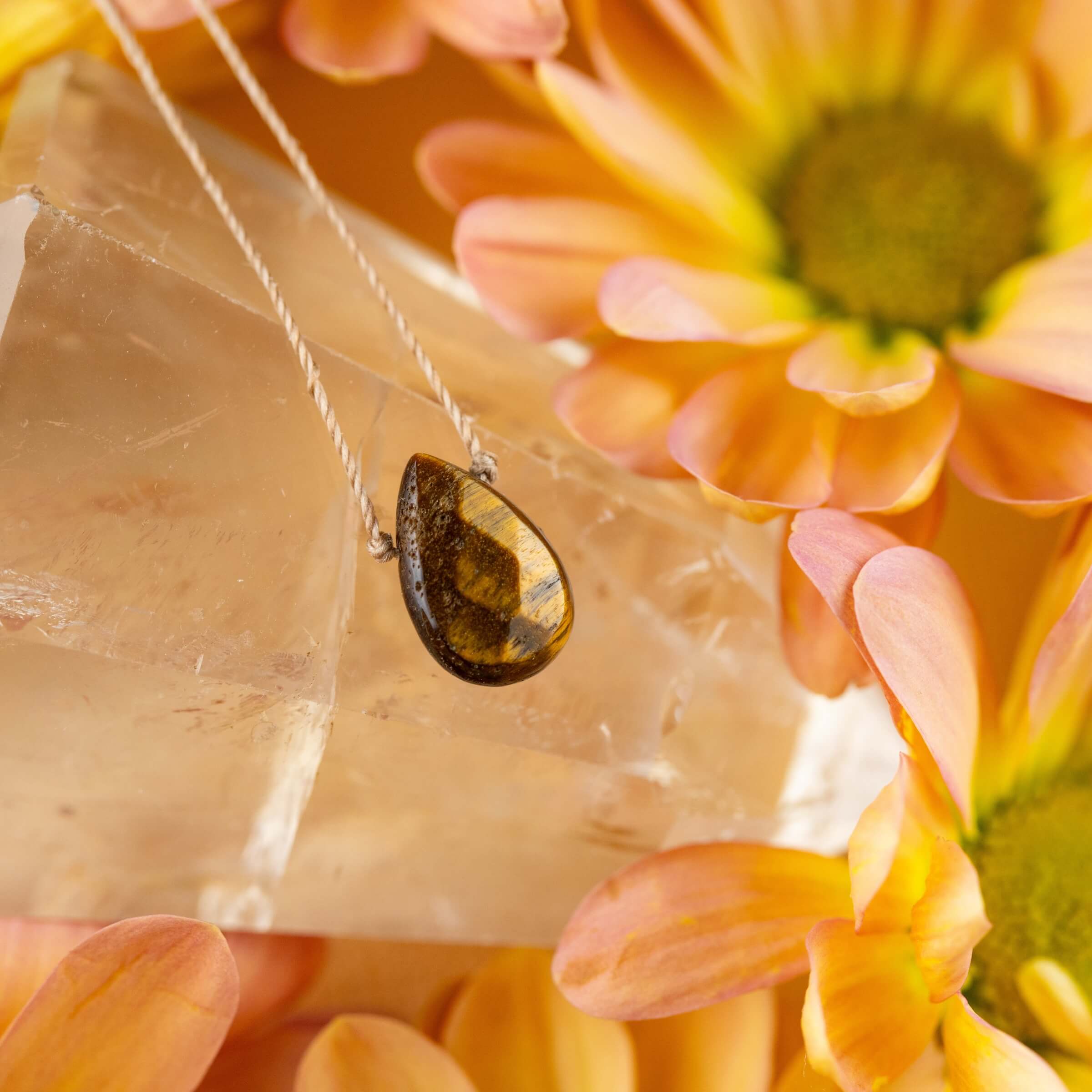 Tiger Eye Soul‑Full of Light Necklace — Empowerment