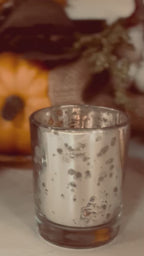 Vintage-Inspired Silver Mercury Glass Votive – Wild Marigold Folk